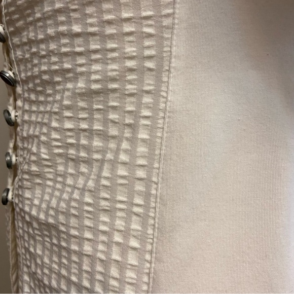 Anthropologie Maeve White Puff Sleeve Sweetheart Top Sz S - Picture 8 of 13